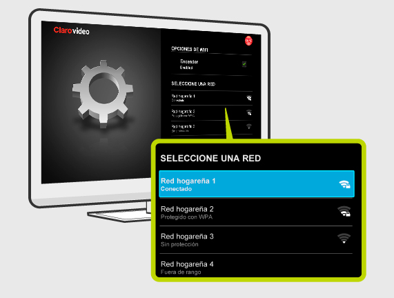 Elige la red inalambrica